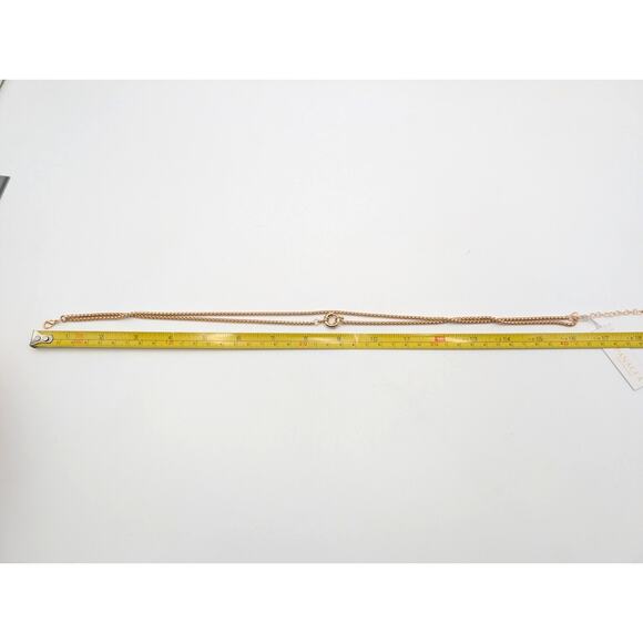 Panacea Women's Gold Plated Double Layer Charm Necklace with Lobster Clasp - Picture 5 of 6